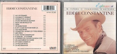 CD 18 TITEL EDDIE CONSTANTINE SONGS D'AUTORS 1994 SERIE EXPRESSION