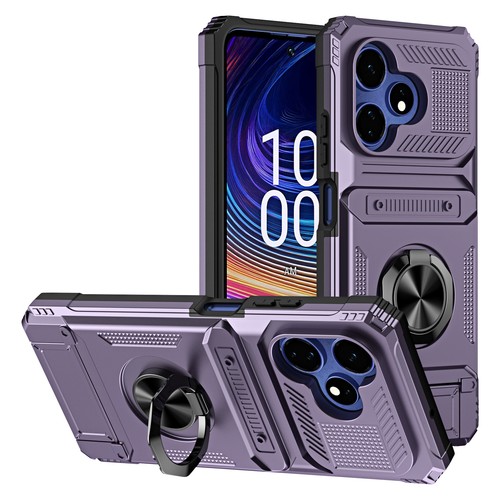 For Boost Celero 5G+ Plus (2024), Card Holder Shockproof Ring Stand Case Cover - 第 8/18 張圖片