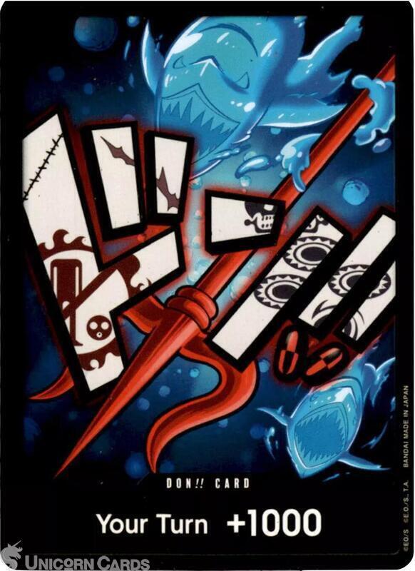 DON!! Card (Hody Jones) : Foil English One Piece TCG Card : PRB01: One Piece Car