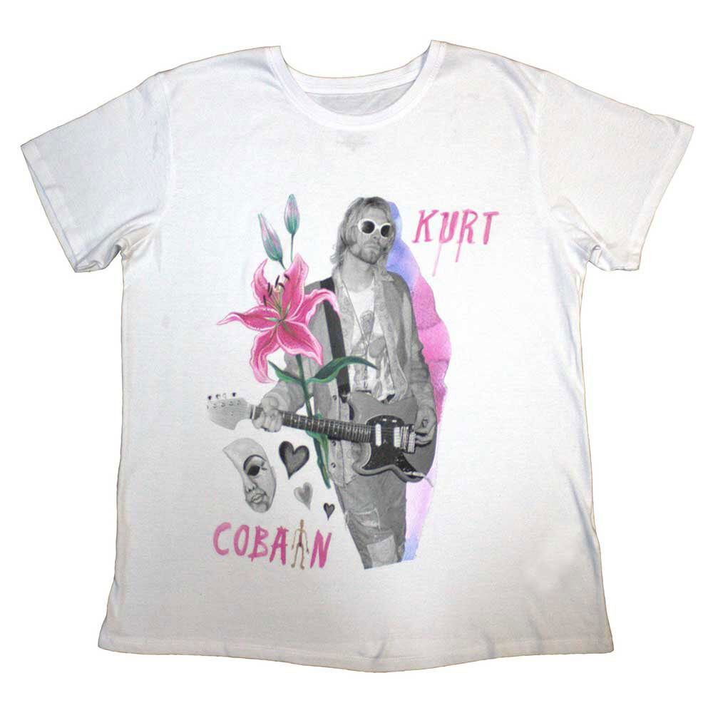 Kurt Cobain Grunge Floral Graphic Tee for Fans