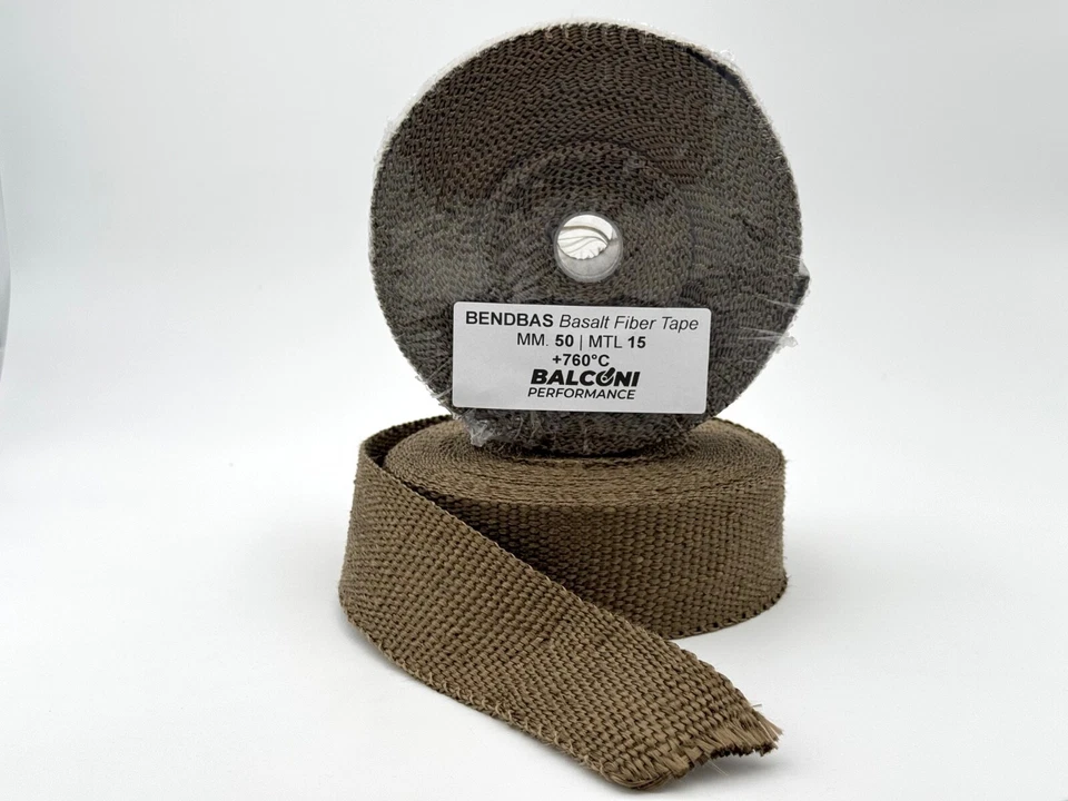 BENDA TERMICA BASALTO PER FASCIATURA COLLETTORI MARMITTA DOWNPIPE 50mm 15 METRI - Image 3 of 4