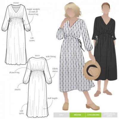 Style Arc Sewing Pattern Naomi Dress Sizes 28-36
