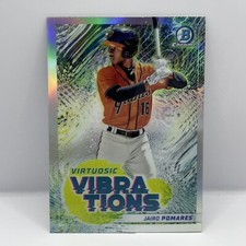 2022 Topps Bowman Baseball Jairo Pomares Virtuosic Vibrations VV-18 Giants