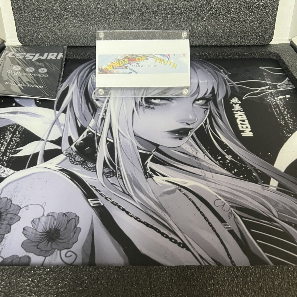 GLSSWRKS Kazemi Premium Glass Mousepad 490 x 420mm Gaming GLSSWRKS Kazemi Premium Glass Mousepad 490 x 420mm Gaming