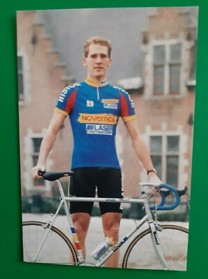 Maillot cycliste professionnel vintage Novemail Histor 1993 XL