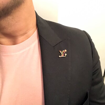 LV, Louis Vuitton Takeshi Murakami Very Rare Cherry Blossom Pin | eBay