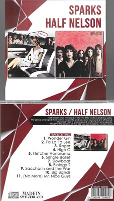 SPARKS/HALF NELSON-Sparks/Half Nelson-Early LP-First Time On CD