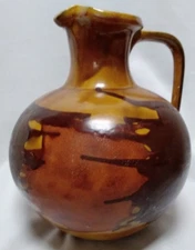 MCM Royal Haegar Earth Wrap Brown Pottery Pitcher Jug Matte Glaze