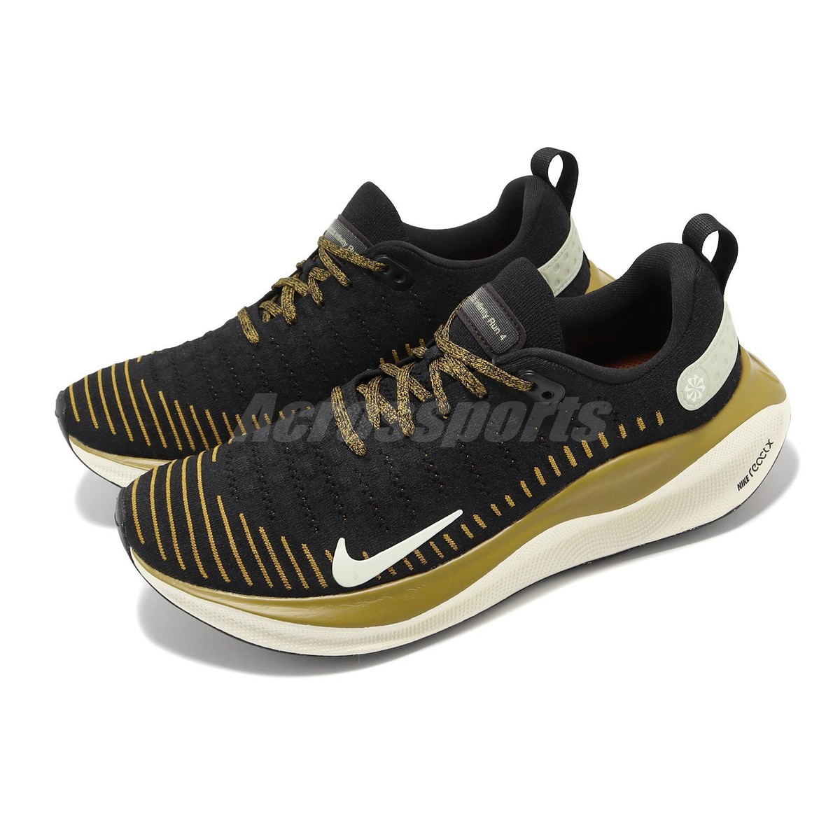 Nike ReactX Infinity Run 4 Black Bronzine Men Running Nike ReactX Infinity Run 4 Black Bronzine Men Running