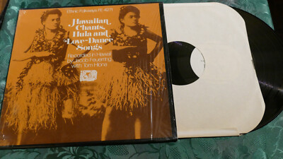 LP 33T / PERCUSSION / 1972 ETHNIC HAWAIIAN CHANTS HULA & LOVE-DANCE SONGS / FOLK
