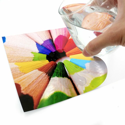10 x A4 Premium Glossy HD Self Adhesive Sticky Photo Printing Paper ...