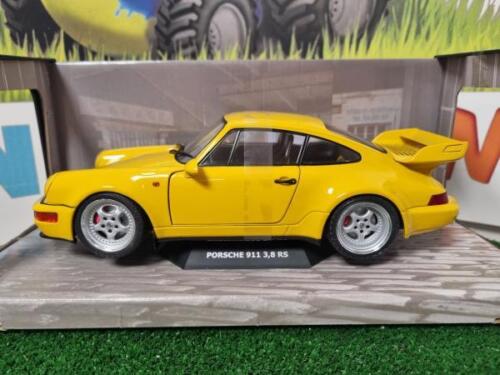 SOL1803401 - PORSCHE 911 (964) Carrera 3.8 RS 1990 jaune - Solido - 1/18 - Photo 1/3