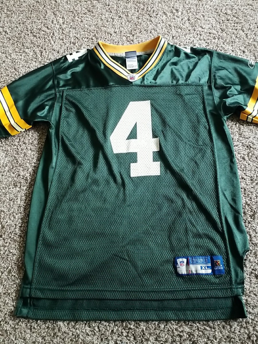 New York Jets Jersey Brett Favre #4 NFL Football Reebok Kids Boys