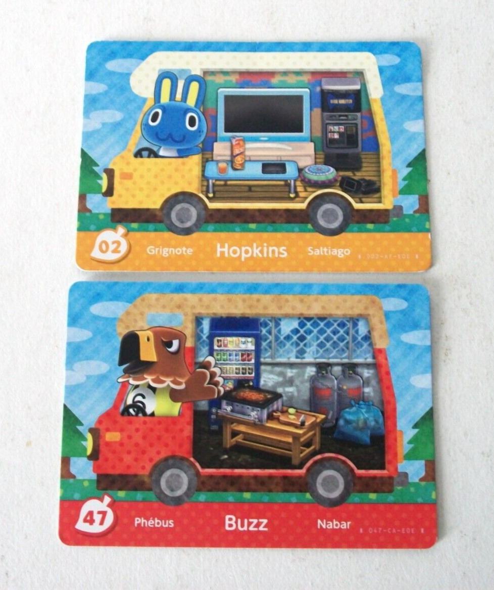 Carta Animal Crossing Hopkins 02 &ndash; Welcome Amiibo, New Leaf RV Series, Versione NA, Usata Ma Ottima
