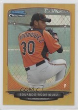 2013 Bowman Chrome Prospects Gold Refractor 12/50 Eduardo Rodriguez #BCP207 uk2