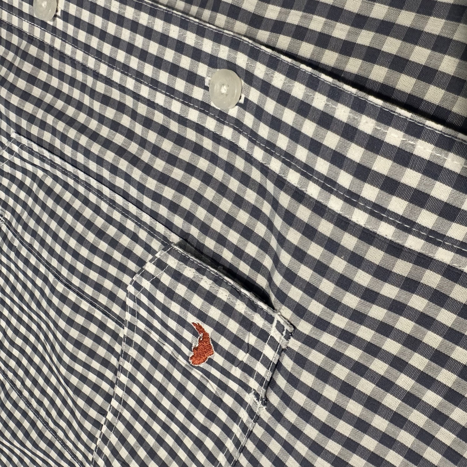 Simms Checkered LS Button Guide Shirt Men XXL Blu… - image 6