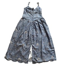 Roller Rabbit x Target Women’s Blue Floral Spaghetti Strap Dress Size S NWT