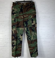 Propper BDU Woodland Camo Cargo Combat Trousers Mens medium Regular NWT