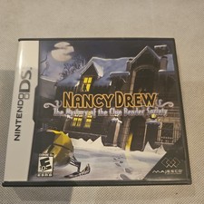Nancy Drew The Mystery Of The Clue Blender Society Nintendo DS Complete CIB