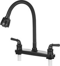 RV Kitchen Faucet Non-Metallic, Flexible Spout for Campers, Motorhomes, Travel T