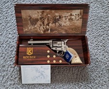 Kolser Deko Revolver 4,75 Zoll Peacemaker Steel Finish Used Look 