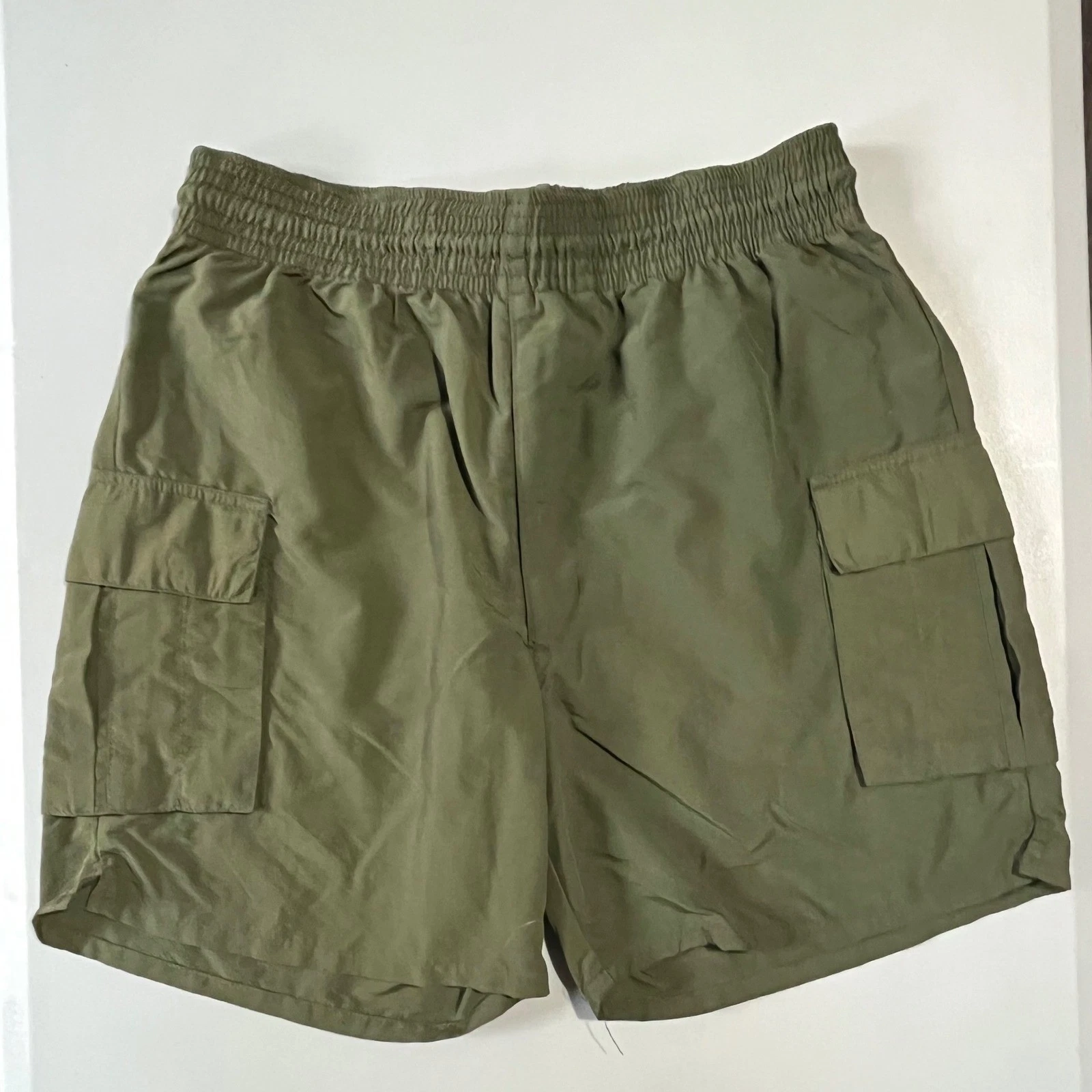 Kitaro United Uniform Mens Cargo Shorts Drawstring Olive Green