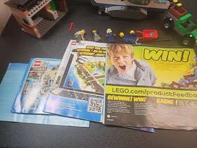 Preowned LEGO City 60046 Helicopter Surveillance Instr/Minis NO BOX 95% Complete