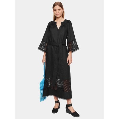 chinese dress ladies Silk Fil Coupe Metallic Maxi Dress