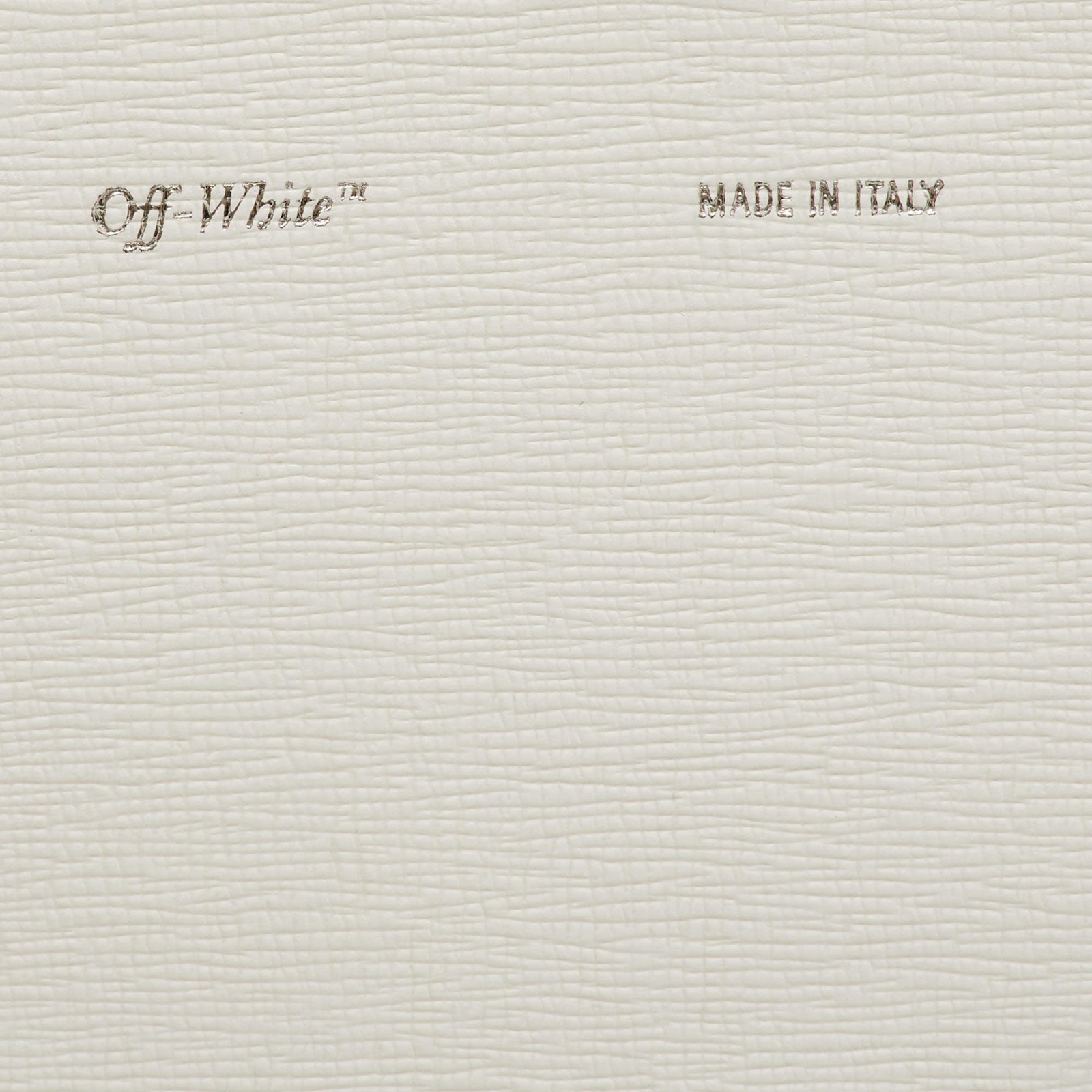 OffWhite Binder Clip Mini WhiteBlack Leather Diag… - image 10