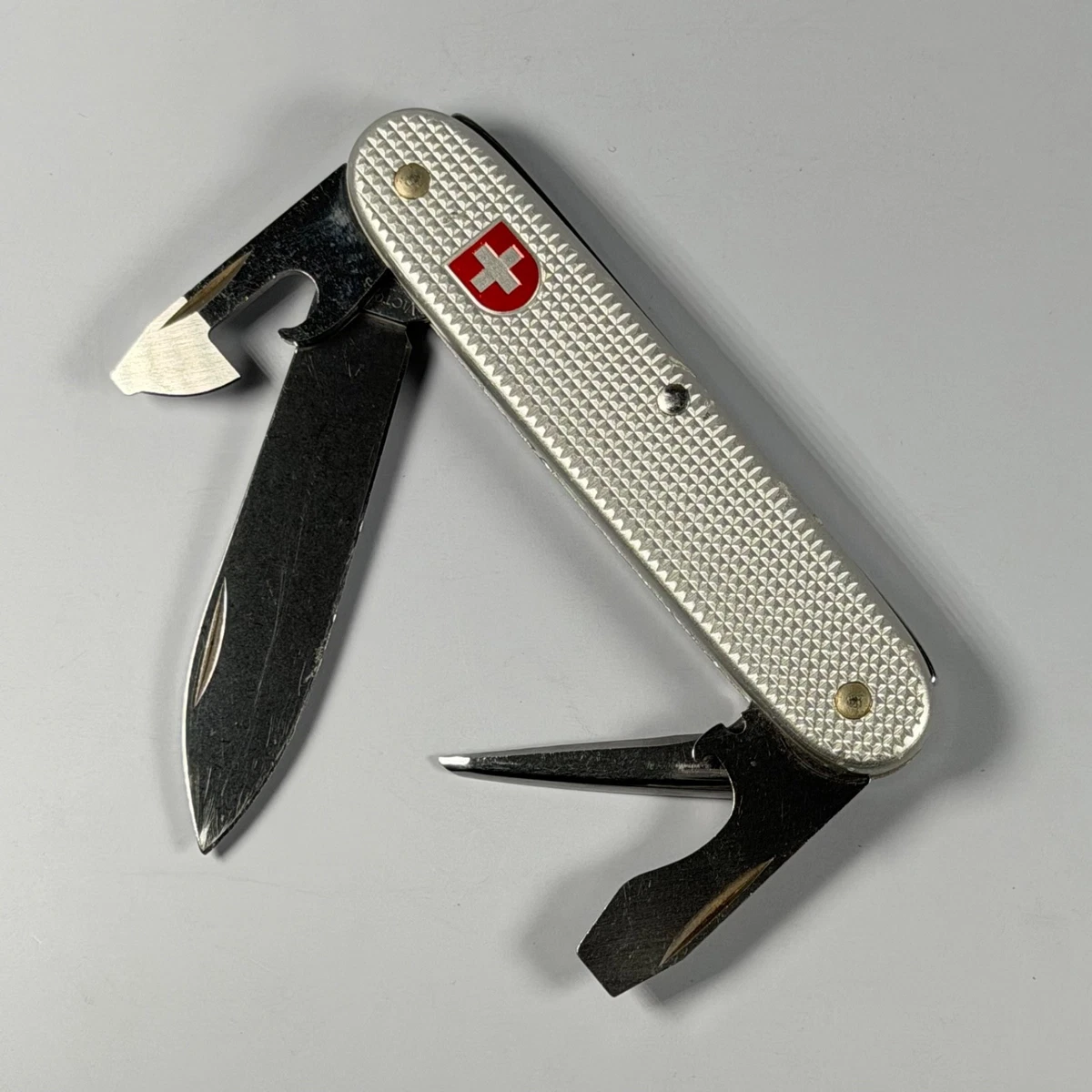 Victorinox Stainless Steel Handle Silver Collectible Modern