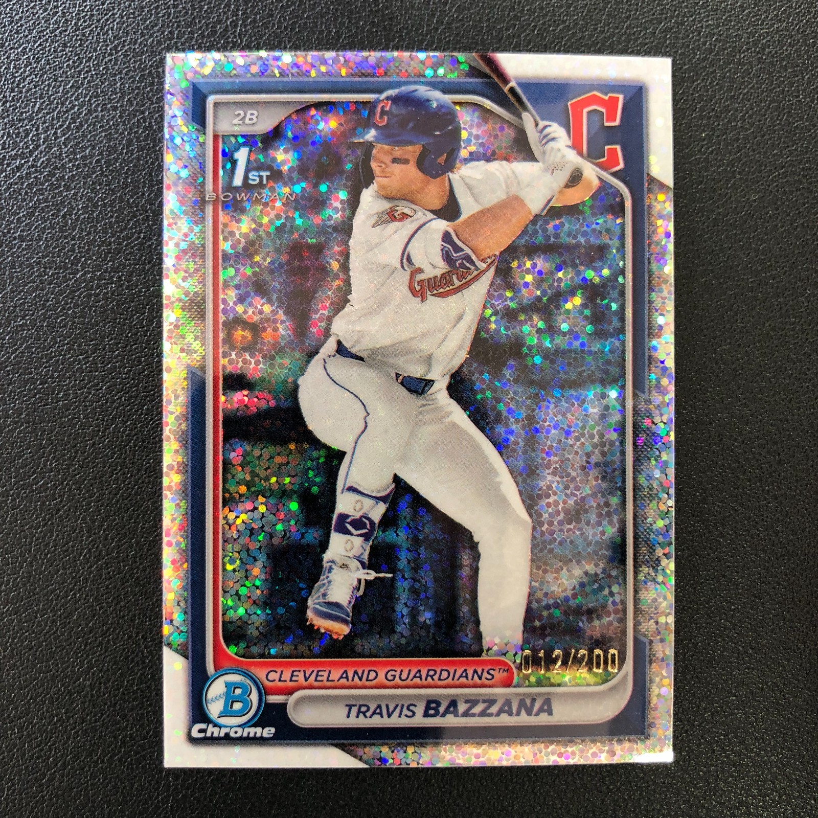 2024 Bowman Draft Chrome Prospects Travis Bazzana 1st Sparkle Refractor /200