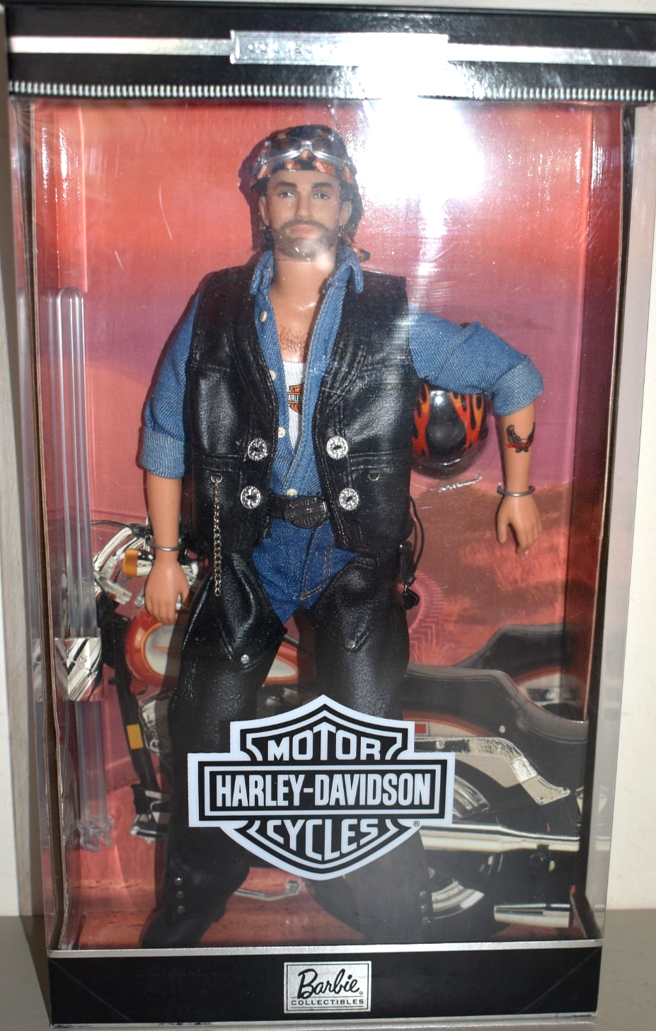 1999 Collector Edition HARLEY DAVIDSON #2 Brunette Vintage KEN Barbie