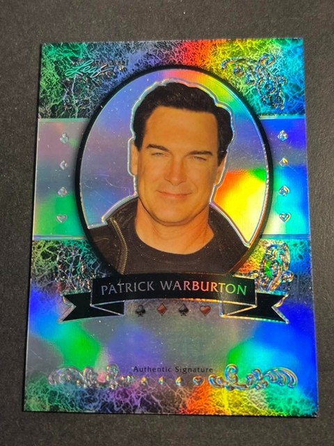 2011 Leaf REFRACTOR POKER PROOF MISSING AUTO & # Patrick Warburton "Seinfeld"