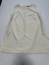 Ann Taylor Size L Women Sleeveless Off White/Ivory Top