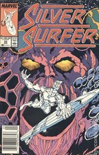 Silver Surfer Mark Jewelers #22MJ VG 1989 Stock Image Low Grade