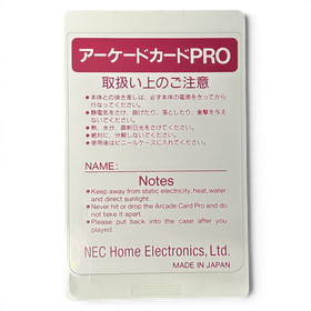 NEC PC Engine Arcade Card Pro PCE-AC2 CD-ROM2 System Card Japan Tested #521