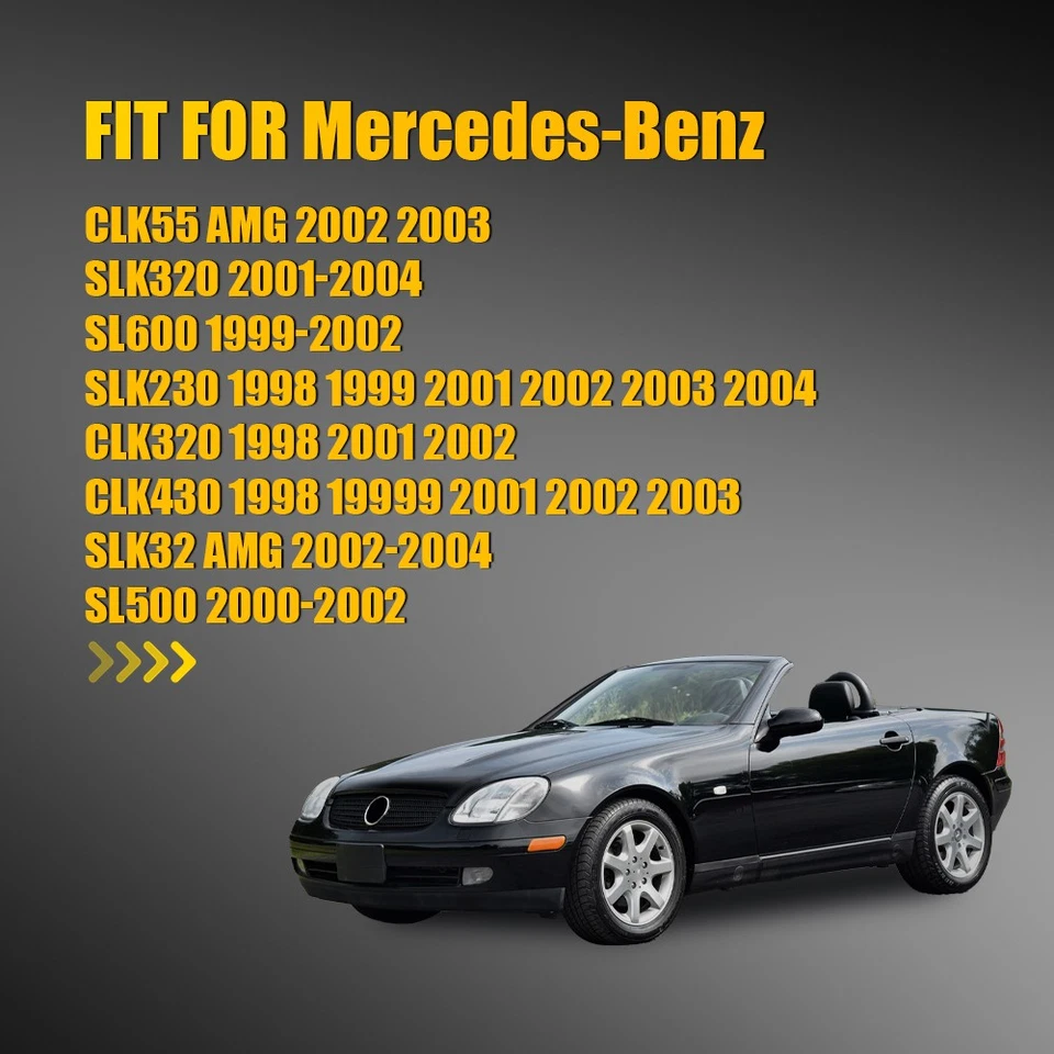 Para Mercedes-Benz CLK55 vidro espelho substituição aquecido com apoio esquerdo driver - Imagem 2 de 4