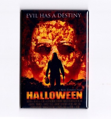 HALLOWEEN (2007) - 2''x3'' MOVIE POSTER MAGNET (rob zombie horror cult vhs