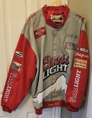 VNTG Sterling Marlin Coors Light NASCAR Jeff Hamilton Racing Jacket  Men5XL