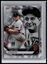 2025 Topps Now Lou Gehrig Day: Presented by Sarah Langs #LGD-LW Logan Webb