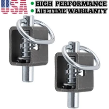 Spring Latch Lock, Weld-On Spring Latch Assembly, Trailer Gate Latch, Pack of 2