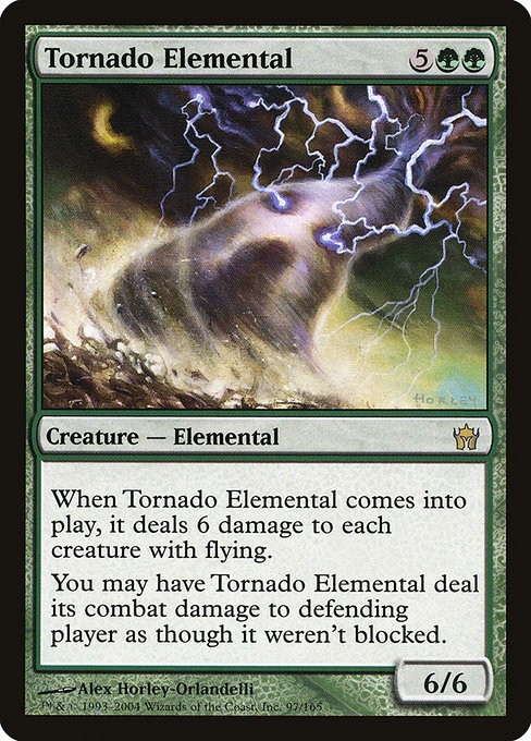 TORNADO ELEMENTAL - Fifth Dawn – MTG Magic the Gathering Card - Rare