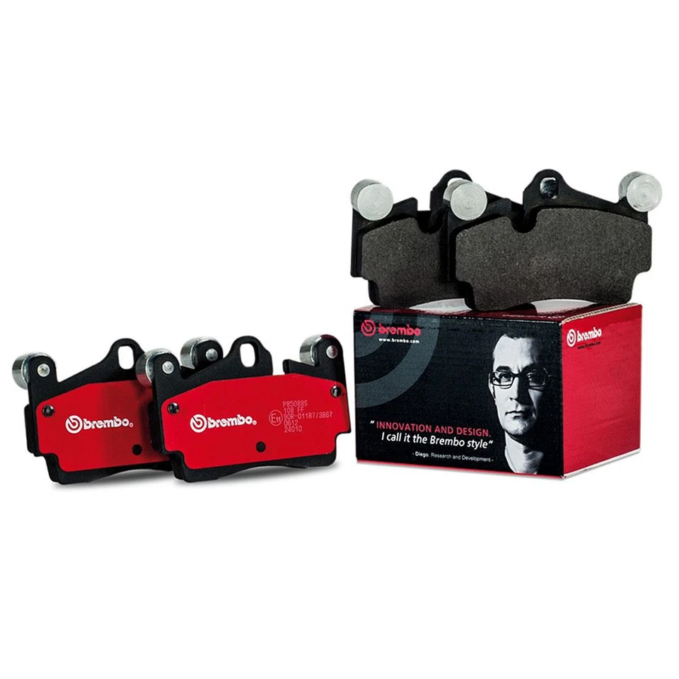 Juego de pastillas de freno Brembo delanteras NAO de cerámica para Audi TT Quattro VW Beetle Golf Jetta Foto 2 de 3