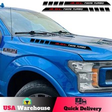 3.5l Twin Turbo Truck Engine Hood Decals Car Sticker Emblem For Ford F150 2pcs 3.5l Twin Turbo Truck Engine Hood Decals Car Sticker Emblem For Ford F150 2pcs