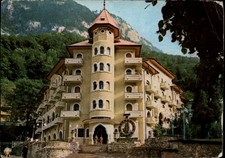 Hotel Cerna Baile Herculane Romania vintage postcard y463