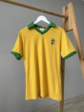 VINTAGE BRASIL RONALDO #9 FOOTBALL BLOKECORE COTTON JERSEY AMIGOCHARLYBROWN SZ L