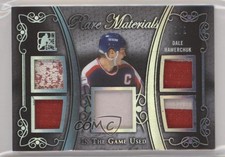 2017-18 Leaf ITG Used Rare Materials Silver 2/2 Dale Hawerchuk #RM-05 HOF 0c3