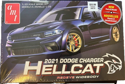 LVL 2 AMT 2021 Dodge Charger Hellcat Redeye Widebody | 1/25 scale