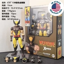 CT Toys MAF No.138 X-MEN Wolverine Brown Suit COMIC Ver Action Figure (US STOCK)