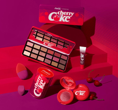 Morphe x Coca Cola Cherry Coke Makeup Eyeshadow Palette Lip & Cheek Duo & More!